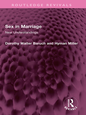 cover image of Sex in Marriage